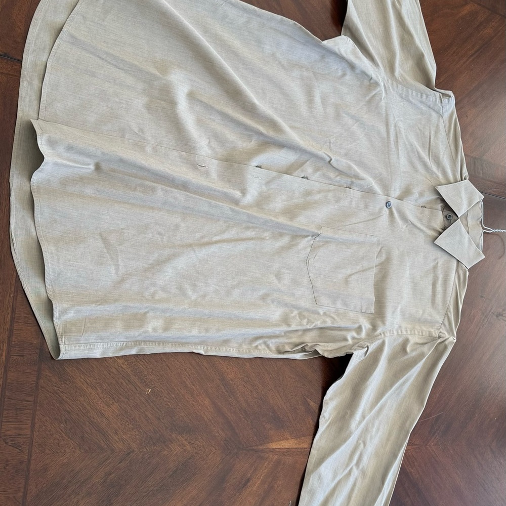 Hugo Boss Long Sleeve Button shirt - Beige